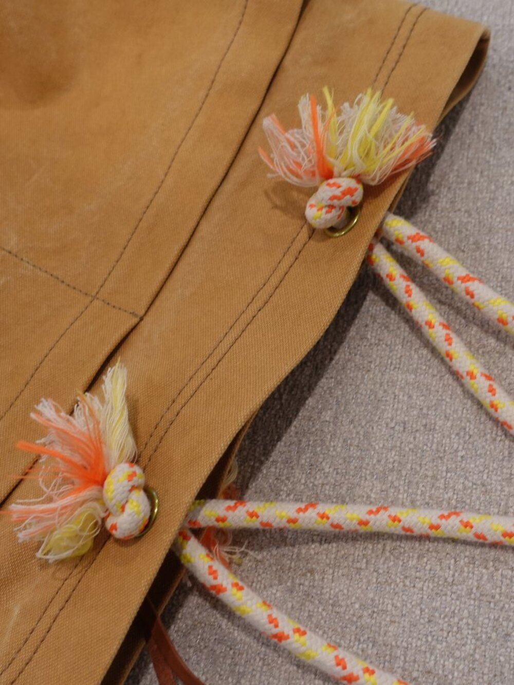 Madewell Tan Suede Large Tote Bag - Picture 2 of 4